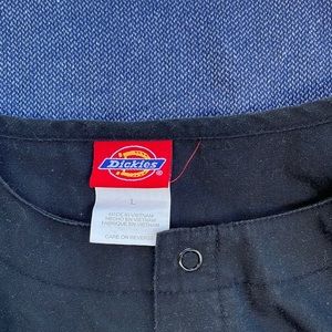 Dickies scrub jacket. Size Large black.
